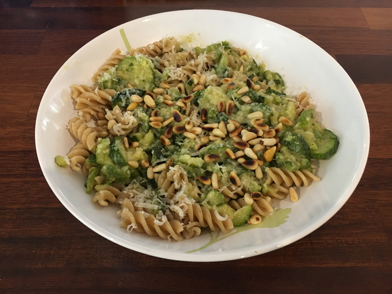 Instant Pot Courgette Pasta Sauce - foodiecatherine.co.uk